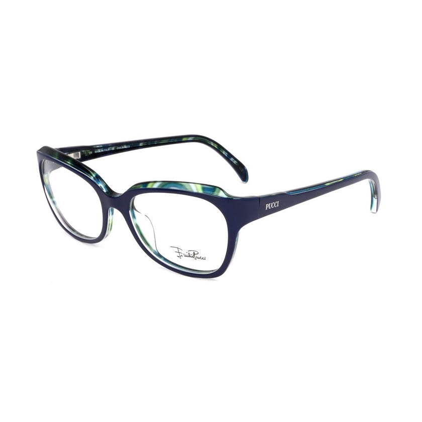 Emilio Pucci Blue Plastic Glasses (Frames) Emilio Pucci