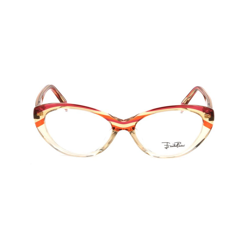 Emilio Pucci Red Plastic Glasses (Frames) Emilio Pucci