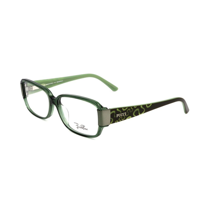 Emilio Pucci Olive Plastic Glasses (Frames) Emilio Pucci