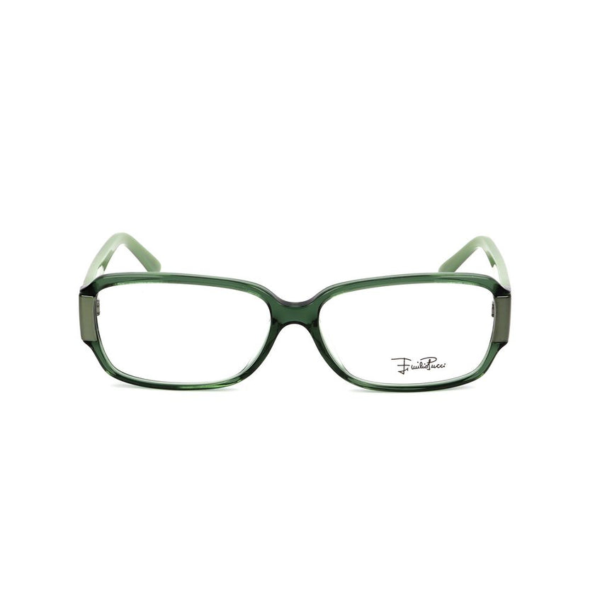 Emilio Pucci Olive Plastic Glasses (Frames) Emilio Pucci