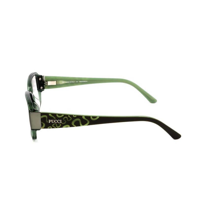 Emilio Pucci Olive Plastic Glasses (Frames) Emilio Pucci