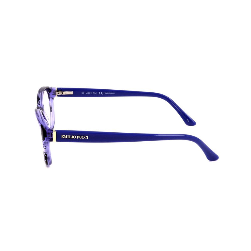 Emilio Pucci Blue Plastic Glasses (Frames) Emilio Pucci