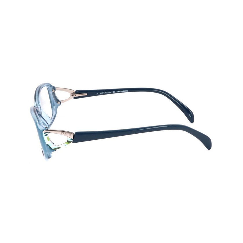 Emilio Pucci Blue Plastic Glasses (Frames) Emilio Pucci