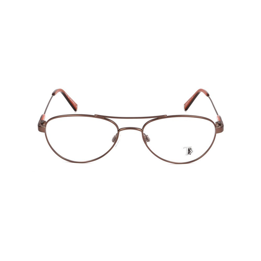 Tod's Brown Metal Glasses (Frames) Tod's