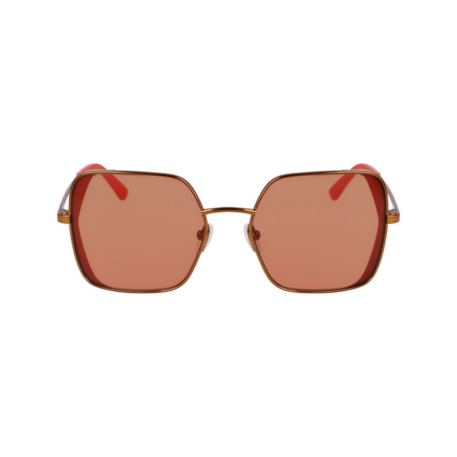 Karl Lagerfeld Orange Metal Sunglasses Karl Lagerfeld