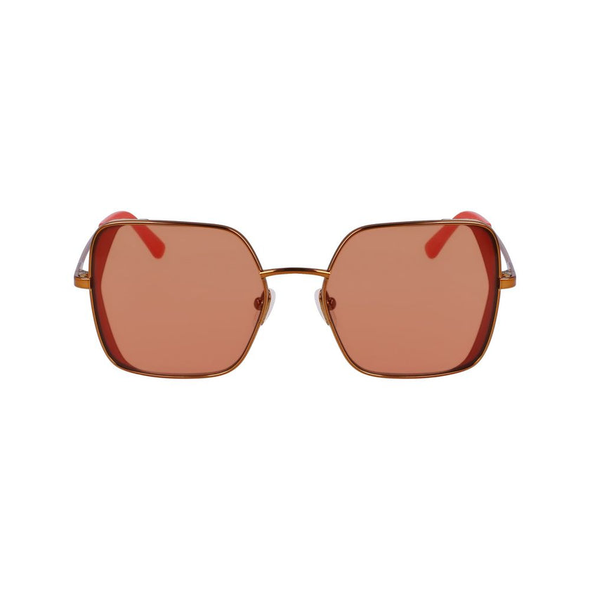 Karl Lagerfeld Orange Metal Sunglasses Karl Lagerfeld