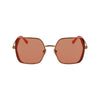 Karl Lagerfeld Orange Metal Sunglasses Karl Lagerfeld