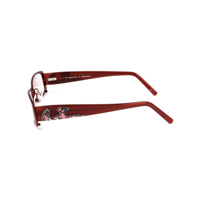 Emilio Pucci Red Metal Glasses (Frames) Emilio Pucci