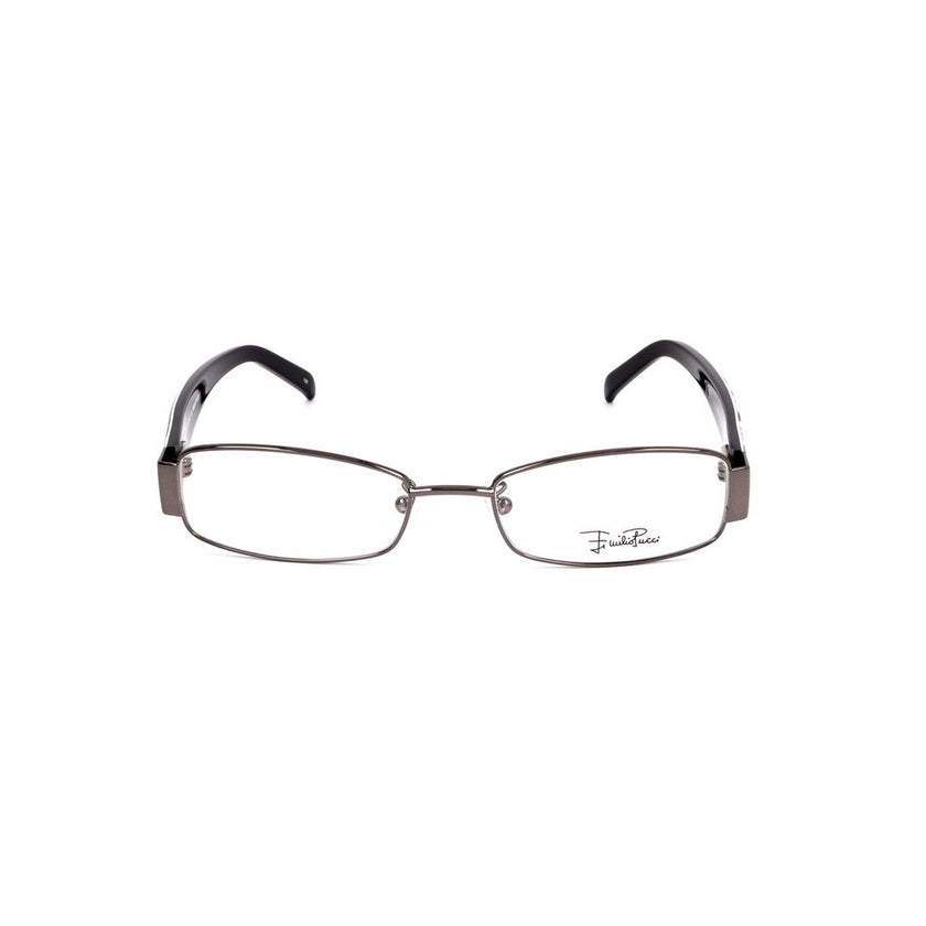 Emilio Pucci Gray Metal Glasses (Frames) Emilio Pucci