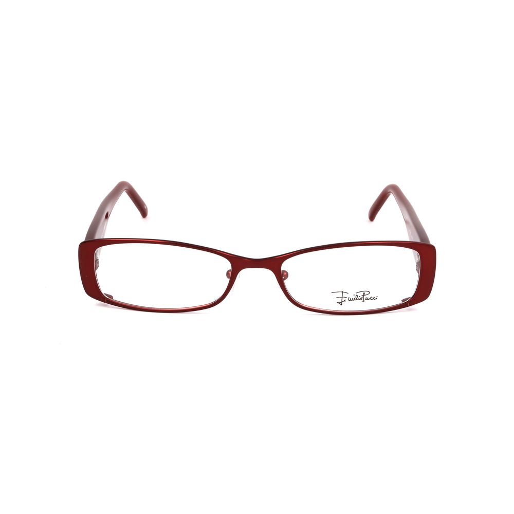 Emilio Pucci Red Metal Frames Emilio Pucci