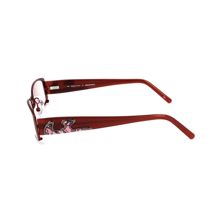 Emilio Pucci Red Metal Glasses (Frames) Emilio Pucci