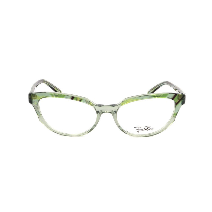 Emilio Pucci Green Plastic Glasses (Frames) Emilio Pucci
