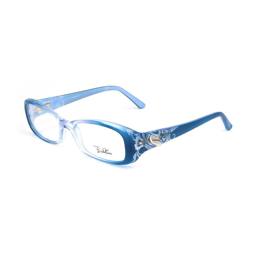 Emilio Pucci Blue Plastic Glasses (Frames) Emilio Pucci