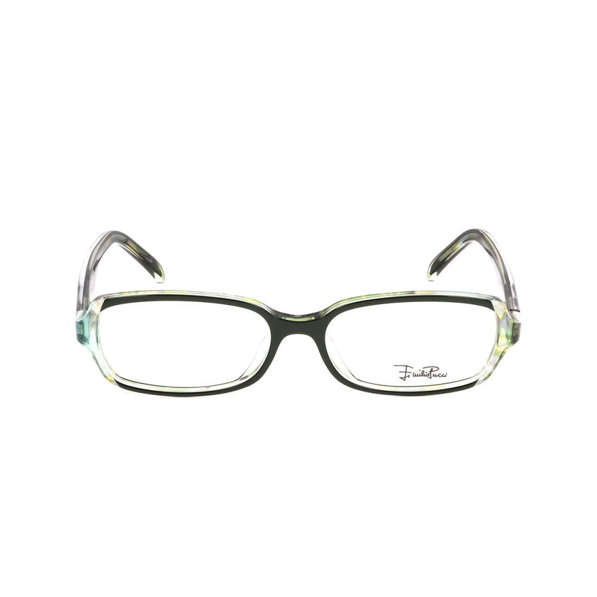 Emilio Pucci Bicolor Plastic Glasses (Frames) Emilio Pucci