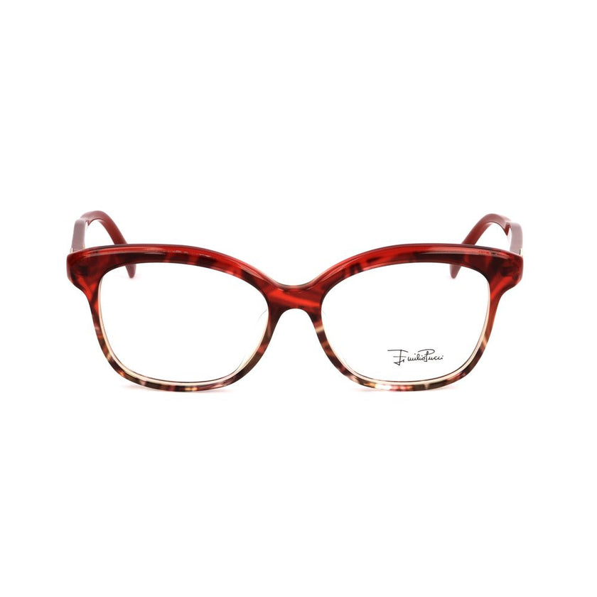 Emilio Pucci Red Plastic Glasses (Frames) Emilio Pucci
