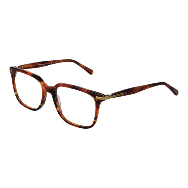 Scotch & Soda Brown Men Glasses Frame Scotch & Soda