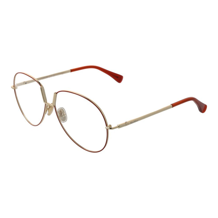 Max Mara Orange Metal Glasses (Frames) Max Mara