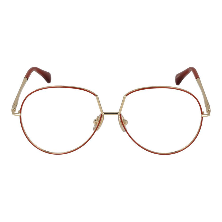 Max Mara Orange Metal Glasses (Frames) Max Mara