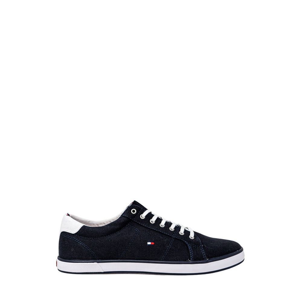 Tommy Hilfiger Blue Cotton Sneaker Tommy Hilfiger
