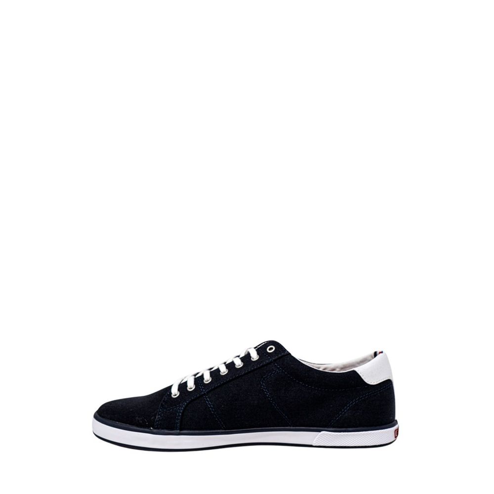 Tommy Hilfiger Blue Cotton Sneaker Tommy Hilfiger