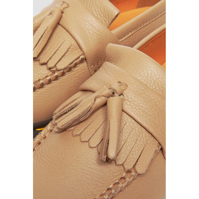 Dr. Martens Beige Leather Platform Dr. Martens