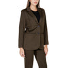 ICHI Green Polyester Blazer ICHI