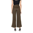 ICHI Green Polyester Pant ICHI