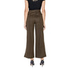 ICHI Green Polyester Pant ICHI