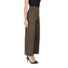 ICHI Green Polyester Pant ICHI