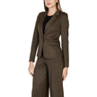 ICHI Green Polyester Blazer ICHI