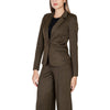 ICHI Green Polyester Blazer ICHI