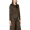 ICHI Green Polyester Blazer ICHI
