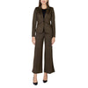 ICHI Green Polyester Blazer ICHI