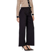 ICHI Black Polyester Pant ICHI