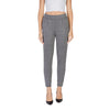 ICHI Black Polyester Skinny Pant ICHI