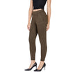 ICHI Green Polyester Skinny Pant ICHI
