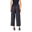ICHI Black Polyester Pant ICHI