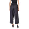 ICHI Black Polyester Pant ICHI
