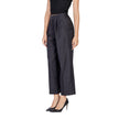 ICHI Black Polyester Pant ICHI