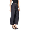 ICHI Black Polyester Pant ICHI
