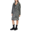 ICHI Black Polyester Jackets & Coat ICHI