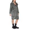 ICHI Black Polyester Jackets & Coat ICHI