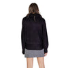 ICHI Black Marabou Turtleneck ICHI