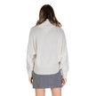 ICHI Cream Marabou Turtleneck ICHI