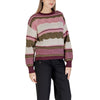 ICHI Multicolor Recycled Polyester Sweater ICHI