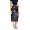 ICHI Black Polyester Skirt ICHI