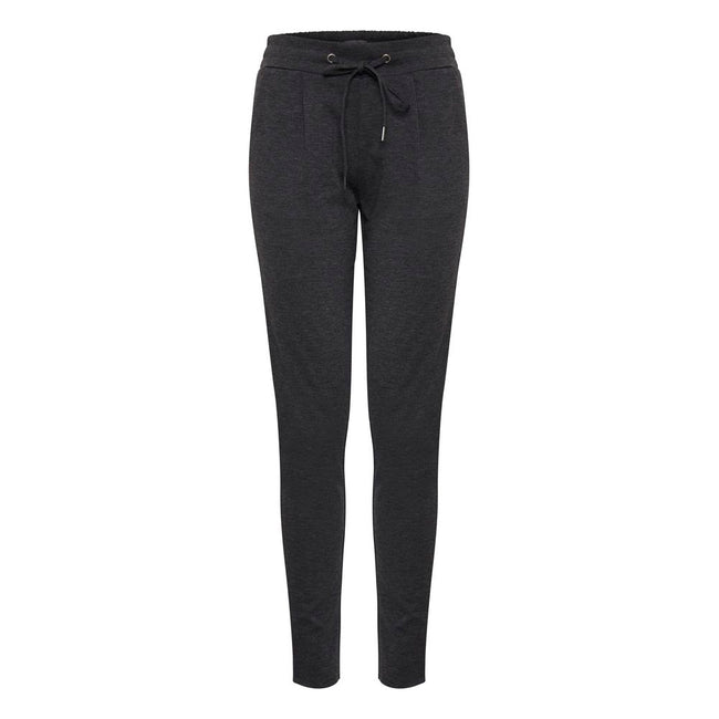 ICHI Gray Polyester Pant ICHI