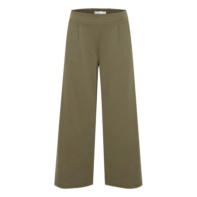 ICHI Green Recycled Polyester Pant ICHI