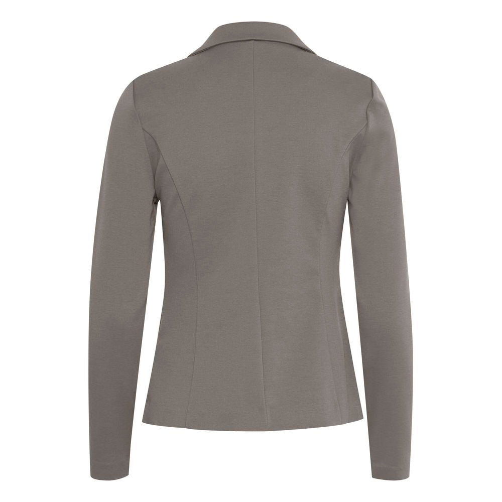 ICHI Beige Polyester Blazer ICHI