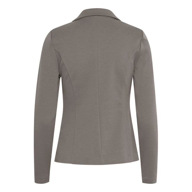 ICHI Beige Polyester Blazer ICHI